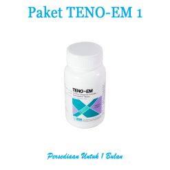 1 Botol Teno-EM PrEP (30 Tablet) - Persediaan Untuk 1 Bulan