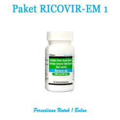 1 Botol PrEP Ricovir-EM | Persediaan Untuk Satu Bulan